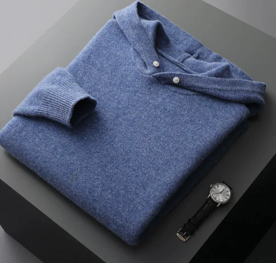 Riverstone Merino Wool Men's Hoodie (One Piece)