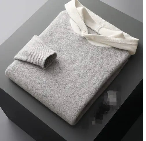 Riverstone Merino Wool Men's Hoodie (One Piece)