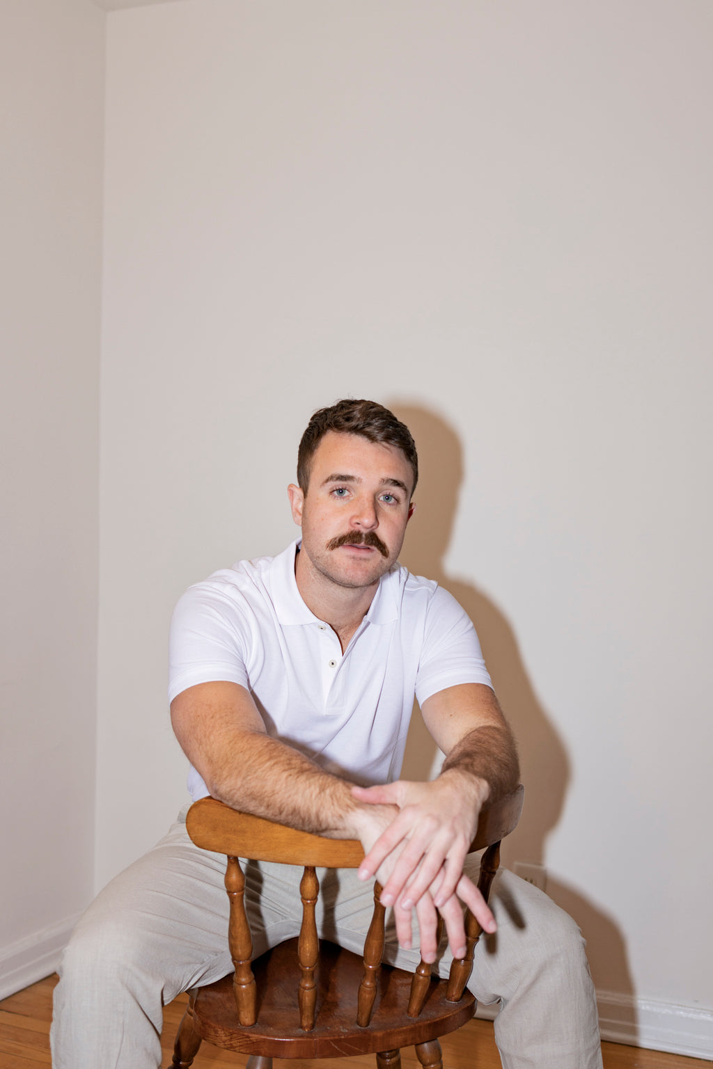 White Cotton Polo