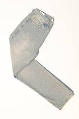 Light-Wash Straight Denim