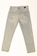 Light-Wash Straight Denim