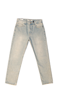 Light-Wash Straight Denim