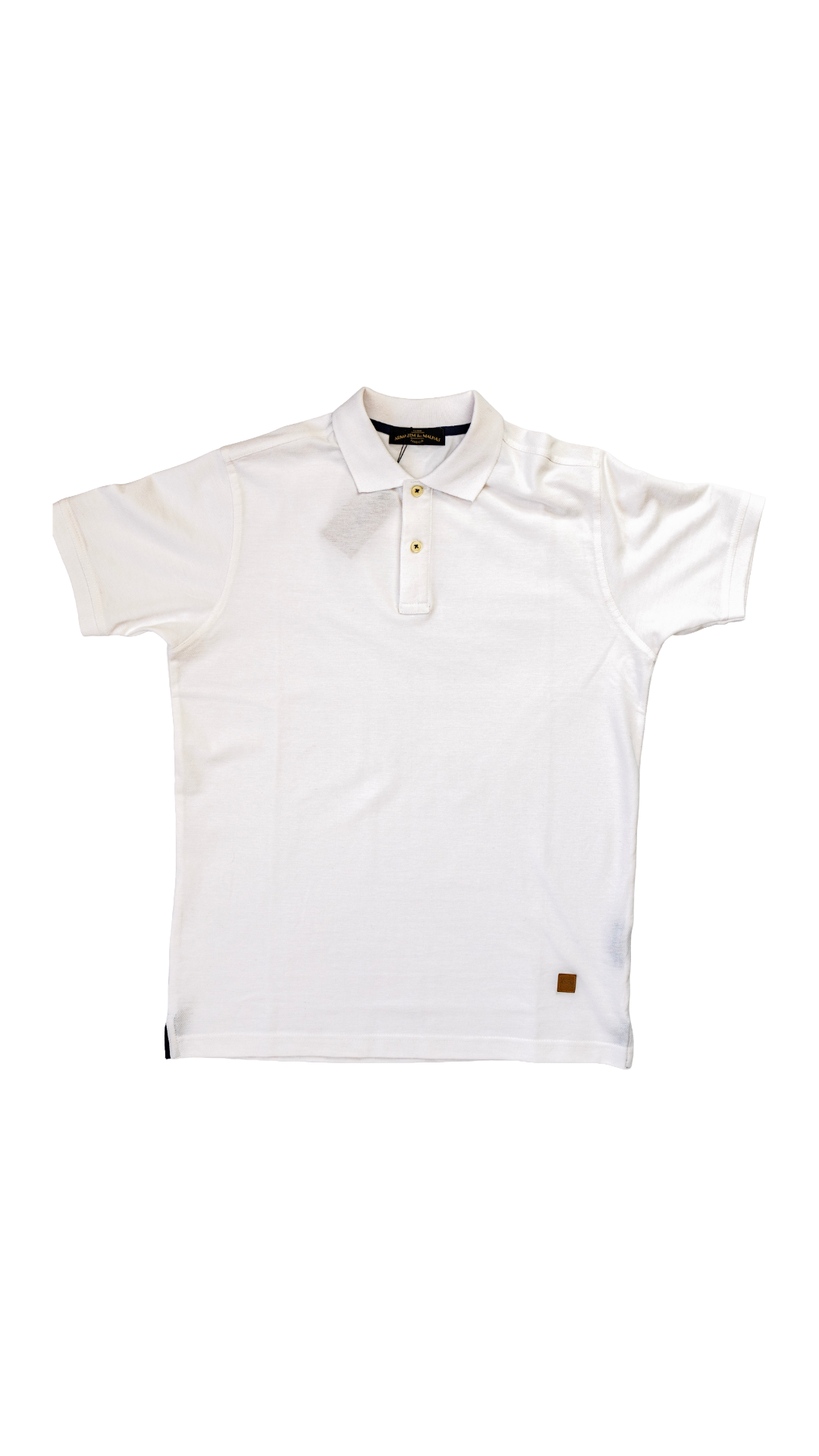 White Cotton Polo