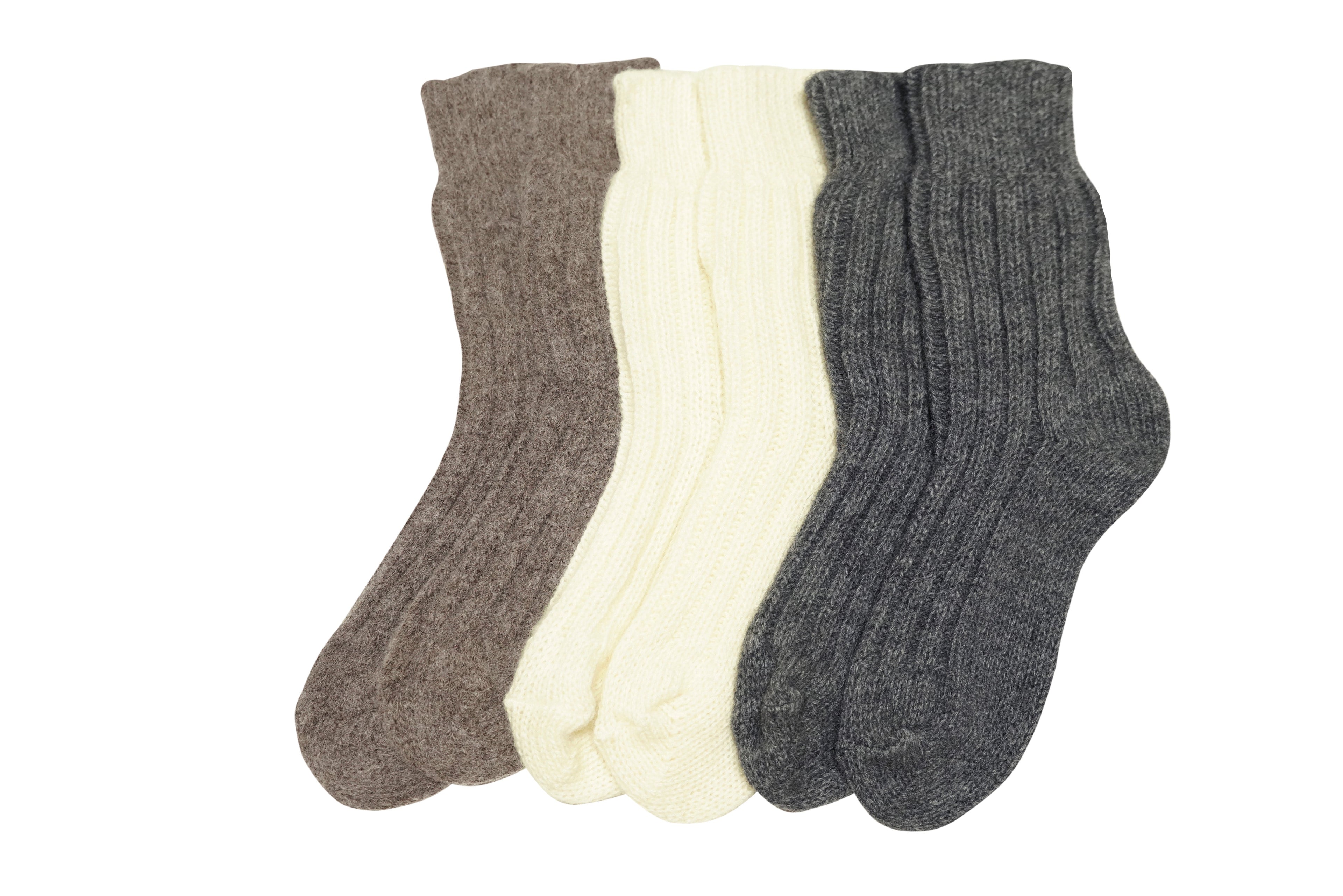 tittimitti® Alpaca-Wool Blend Men's Socks. 1 Pair. Made in Italy.