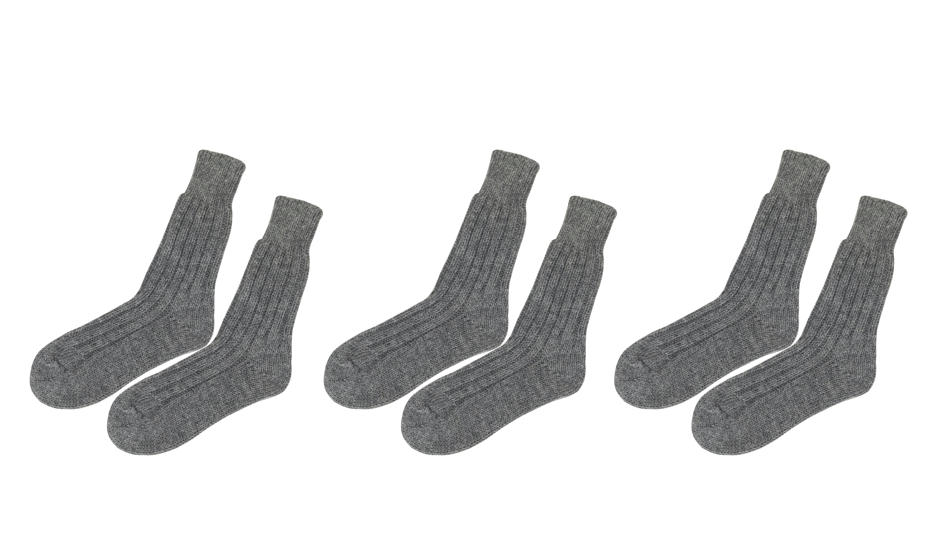 tittimitti® Alpaca-Wool Blend Men's Socks. 3 Pairs. Made in Italy.