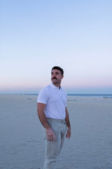 White Cotton Polo