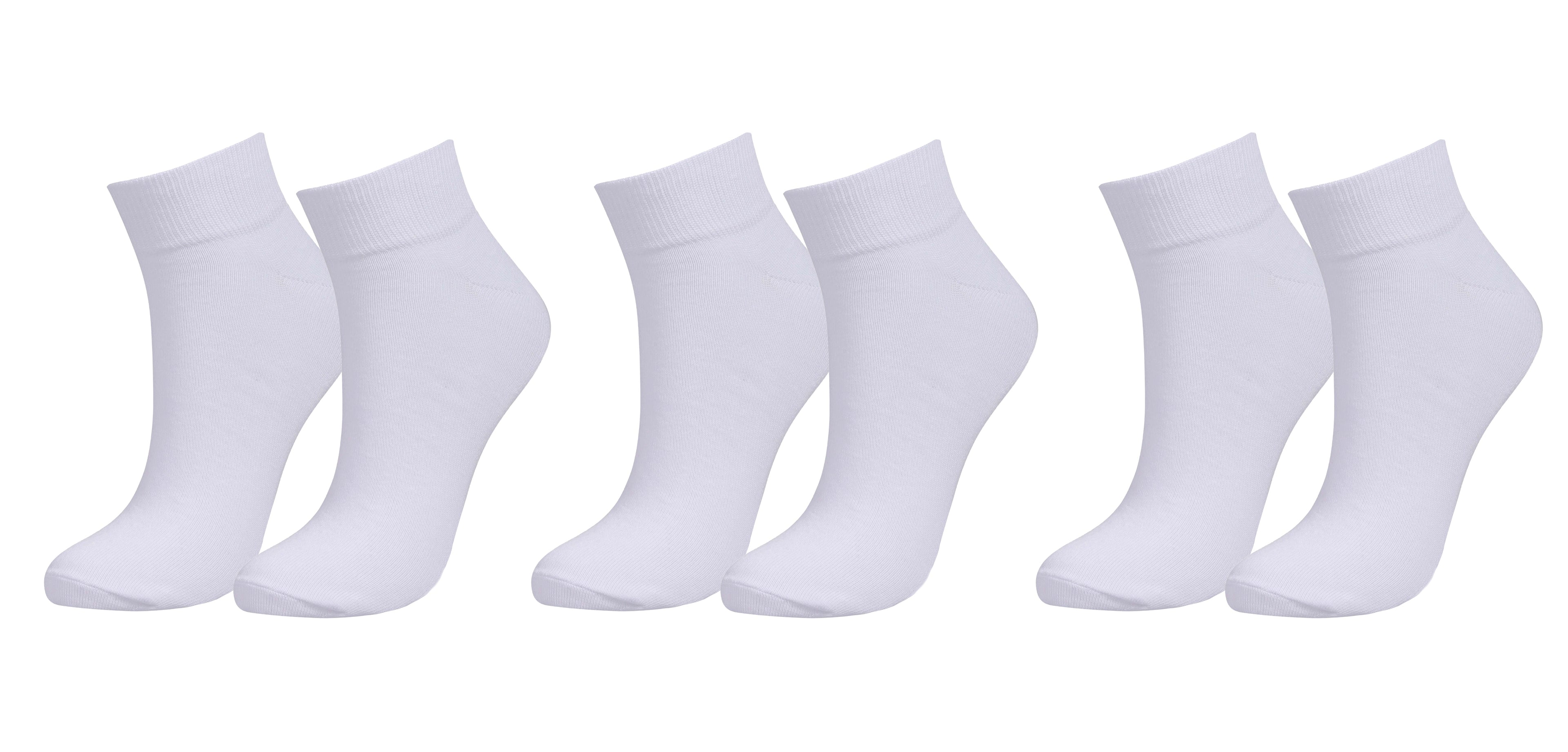 tittimitti® 98% Organic Cotton Men's Ankle Socks (3-Pack)