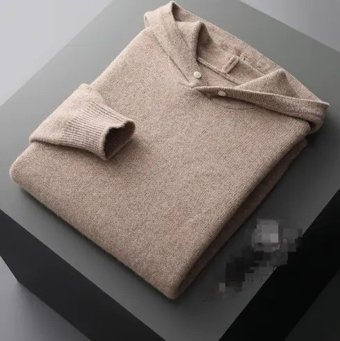 Riverstone Merino Wool Men's Hoodie (One Piece)